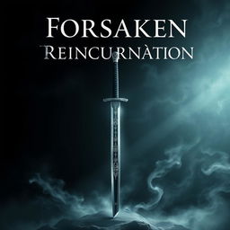 An eye-catching cover for 'Forsaken Reincarnation', centered around the theme of the void