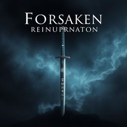 An eye-catching cover for 'Forsaken Reincarnation', centered around the theme of the void