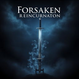 An eye-catching cover for 'Forsaken Reincarnation', centered around the theme of the void