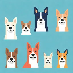 A pack of diverse, spirited dogs labeled with the bold name 'Don Perros'.