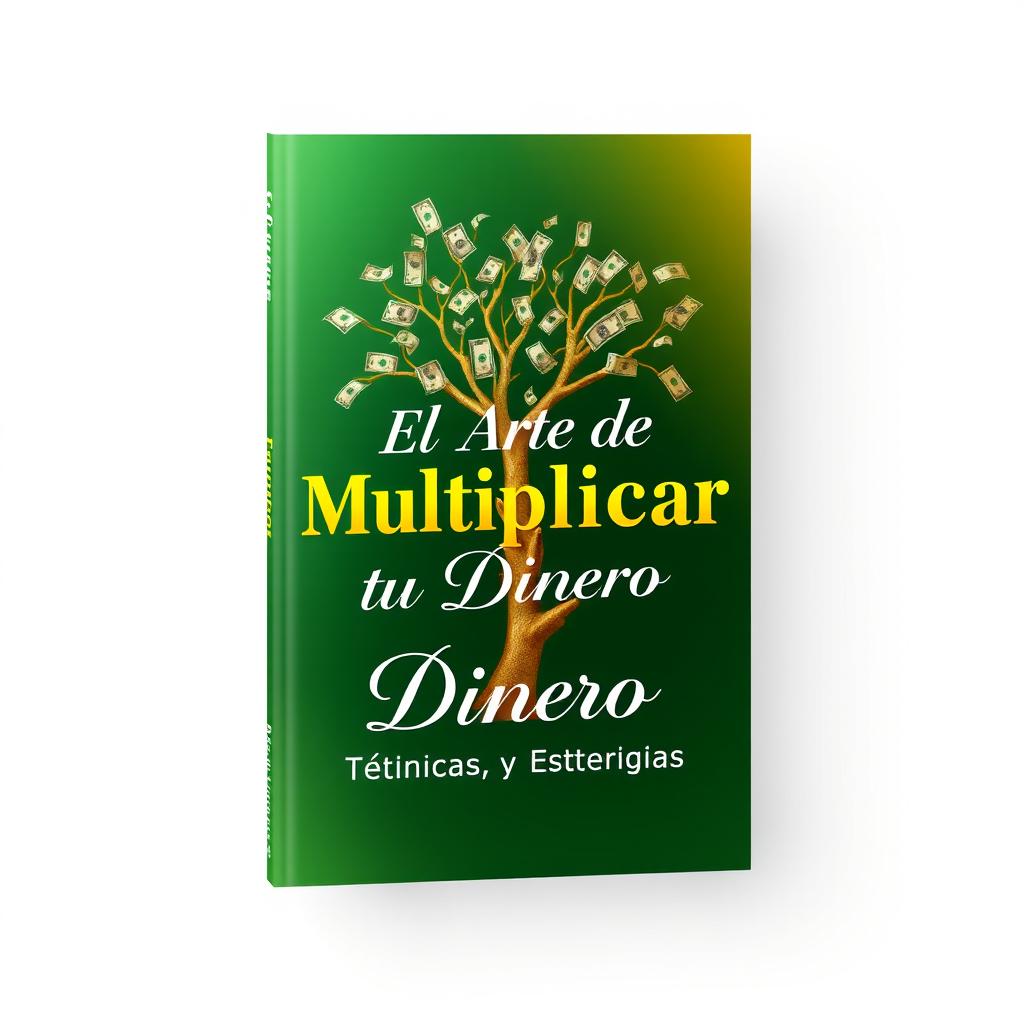 A visually striking book cover for 'El Arte de Multiplicar tu Dinero'