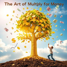 A visually striking representation of the concept 'The Art of Multiplying Your Money