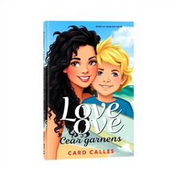 A charming book cover design featuring a girl with gorgeous black curly hair, displaying a sense of adventure and warmth