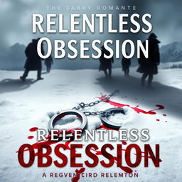 A compelling book cover for the dark romance titled 'Relentless Obsession'