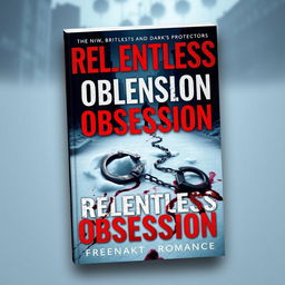 A captivating book cover for the dark romance titled 'Relentless Obsession'
