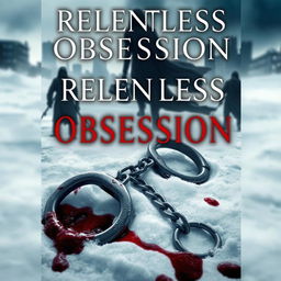 A dark romance book cover titled 'Relentless Obsession'