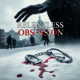 A dark romance book cover titled 'Relentless Obsession'