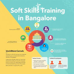 An engaging infographic depicting 'Soft Skills Training in Bangalore'