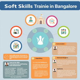 An engaging infographic depicting 'Soft Skills Training in Bangalore'