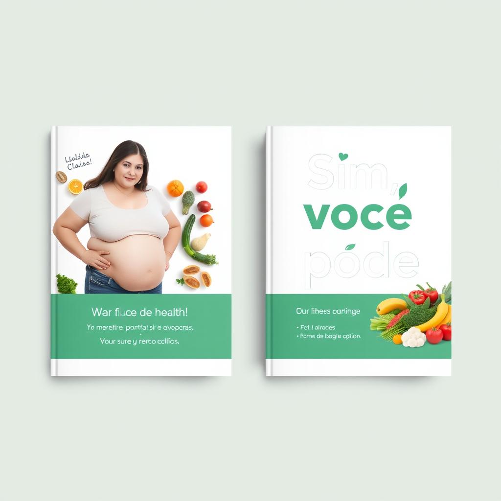 A modern and clean book cover design focusing on health and well-being