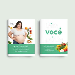 A modern and clean book cover design focusing on health and well-being