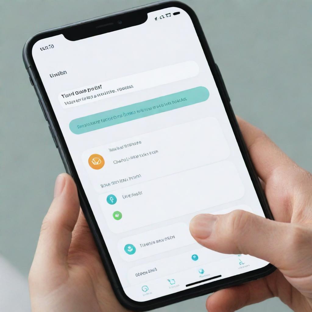 Revise the mental health app design, adding specific buttons for mood-checking, access to professional advice, and a platform for users to share their personal experiences, with the ability to view others' experiences as well.