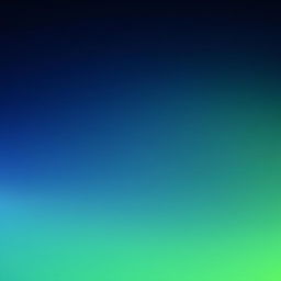 A smooth gradient transitioning from deep dark blue at the top to a vibrant green at the bottom, creating a soothing and visually appealing background