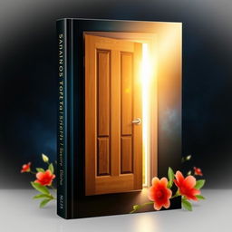 A beautifully designed book cover featuring a partially open door with bright light streaming through, symbolizing the transition from darkness to light, representing new opportunities and hope