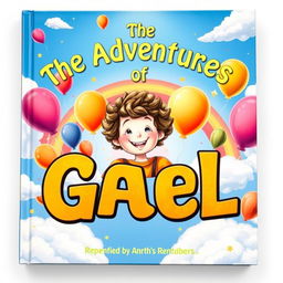 The cover of the book "The Adventures of Gael" is a vibrant explosion of colors reflecting the unique essence of his personality and the universe of autism