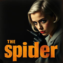 A dark and dim movie poster titled 'The Spider'