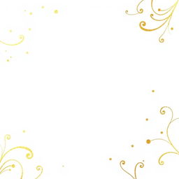 An exquisite background featuring a pristine white base adorned with luxurious gold accents