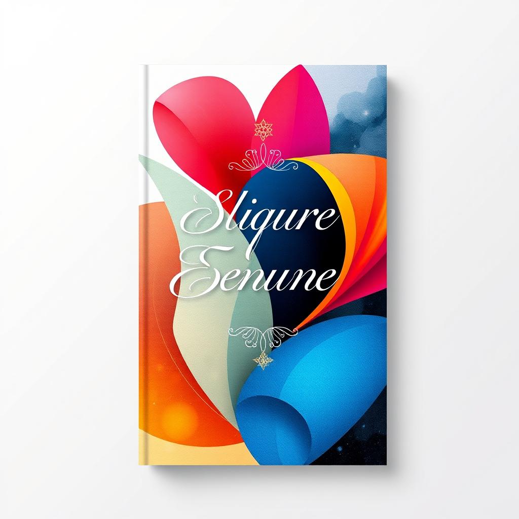 A4 ebook cover design, featuring an elegant and colorful composition that is both striking and impactful