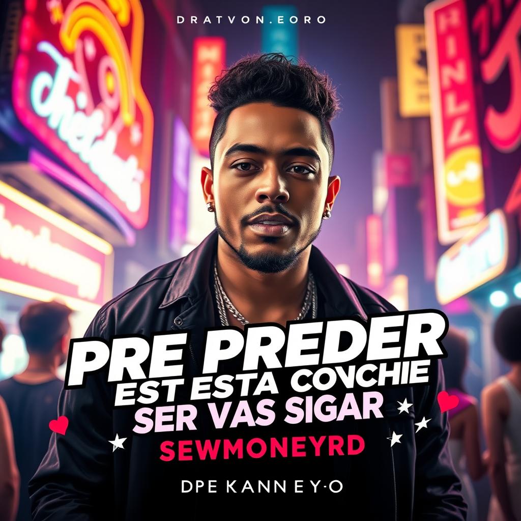 A captivating music video thumbnail for Drewmoneyrd's song 'PRE PREDER QUE ESTA NOCHE SER VAS SIGAR'