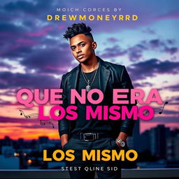 An eye-catching music video thumbnail for Drewmoneyrd's song 'QUE NO ERA LOS MISMO'