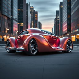 An awe-inspiring supercar design that fuses the classic aesthetic of a 1939 Chevrolet Coupe with the innovative features of the 2025 Mercedes-Benz Vision Duet Concept