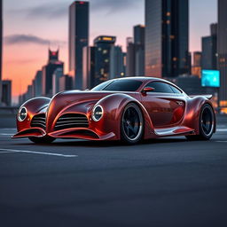 An awe-inspiring supercar design that fuses the classic aesthetic of a 1939 Chevrolet Coupe with the innovative features of the 2025 Mercedes-Benz Vision Duet Concept