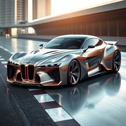 An extraordinary supercar design that fuses the classic 1939 Chevrolet Coupe with a futuristic BMW