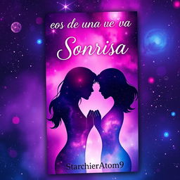 A captivating book cover titled 'Ecos de una Sonrisa', authored by StarchierAtom9