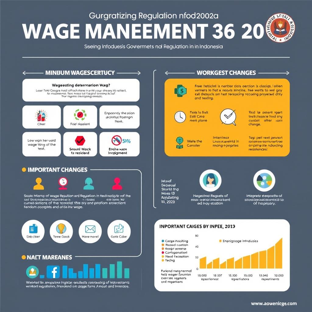 A detailed and informative infographic representing the Government Regulation No