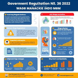 A detailed and informative infographic representing the Government Regulation No