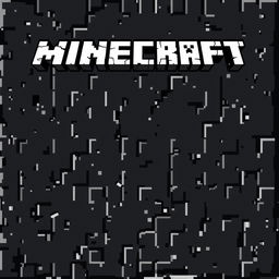 A 22x16 pixel art cover for Minecraft, featuring a fully worn out black texture