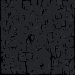 A 22x16 pixel art cover for Minecraft, featuring a fully worn out black texture