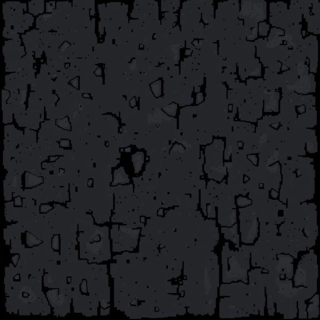 A 22x16 pixel art cover for Minecraft, featuring a fully worn out black texture