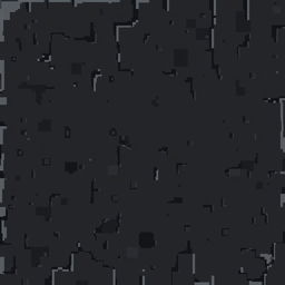 A 22x16 pixel art cover for Minecraft, featuring a fully worn out black texture