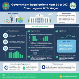 A professional and informative infographic illustrating the details of Government Regulation No