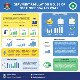 A professional and informative infographic illustrating the details of Government Regulation No