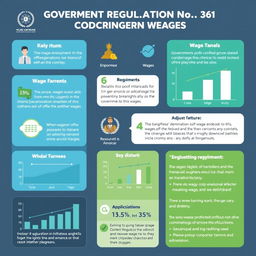 A professional and informative infographic illustrating the details of Government Regulation No