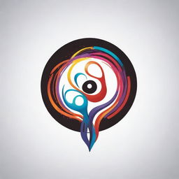 Design an artistic symbol that represents creativity and passion.
