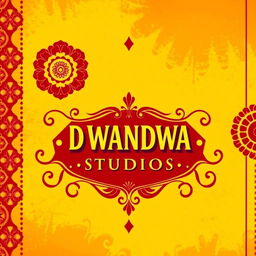 A vibrant poster for DWANDWA STUDIOS that embodies the cultural essence of Karnataka, India