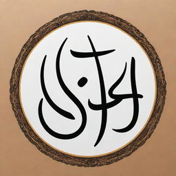 Create an image featuring calligraphic representation of the Arabic phrase 'و ان یکاد'.