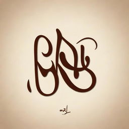 Create an image featuring calligraphic representation of the Arabic phrase 'و ان یکاد'.