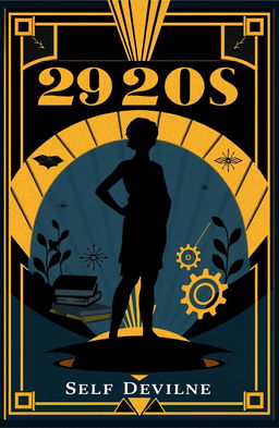 An eye-catching e-book cover designed to evoke the themes of the 1920s and self-development