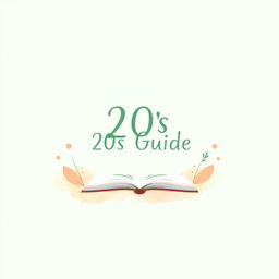 A simple yet inspiring e-book cover titled '20s Guide', focused on themes of self-development and self-awareness