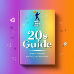 A creatively designed and inspiring e-book cover titled '20s Guide', emphasizing self-development and self-awareness