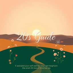 An inspiring e-book cover titled '20s Guide', dedicated to self-development and self-awareness