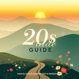 An inspiring e-book cover titled '20s Guide', dedicated to self-development and self-awareness