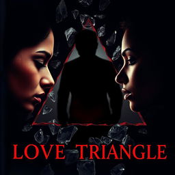 A cover image representing an intense love triangle