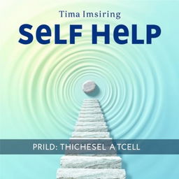 An inspiring self-help book cover featuring concentric circles resembling ripples created by a stone thrown into water