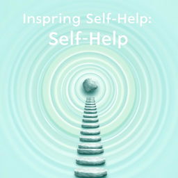 An inspiring self-help book cover featuring concentric circles resembling ripples created by a stone thrown into water