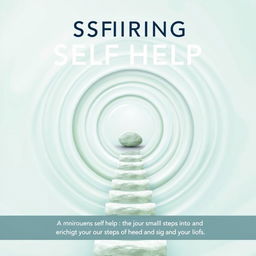 An inspiring self-help book cover featuring concentric circles resembling ripples created by a stone thrown into water